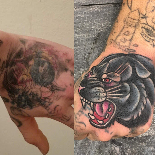 Explore king and queen tattoo ideas, creative tattoo ideas in Augusta, available at Mr. Tattoo