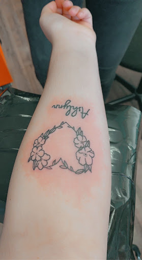 Explore cute female tattoo ideas, creative tattoo ideas in Muncie, available at Abandon all hope tattoo and body piercing