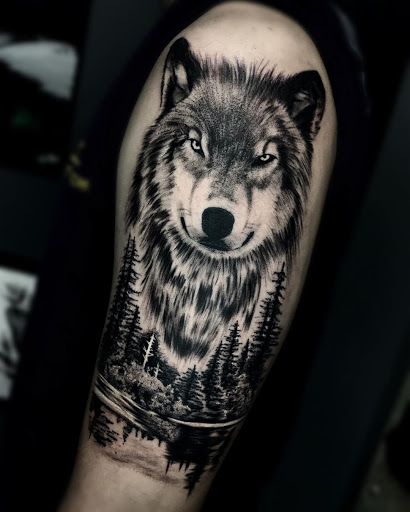 Explore harley davidson tattoo ideas, creative tattoo ideas in Corona, available at Crop Circles Tattoo Studio