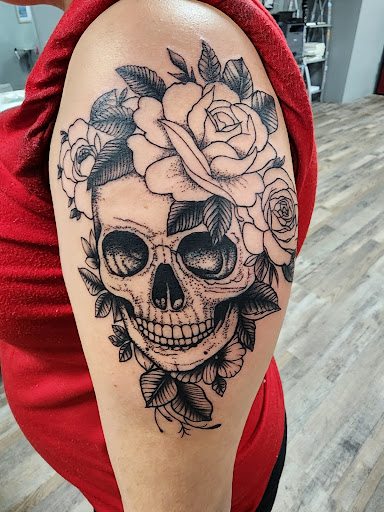 Explore mothman tattoo ideas, creative tattoo ideas in Mandan, available at ten32ink - tattoos