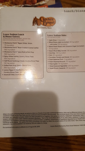 American Restaurant «Cracker Barrel Old Country Store», reviews and photos, 9380 19th Ln, Vero Beach, FL 32966, USA