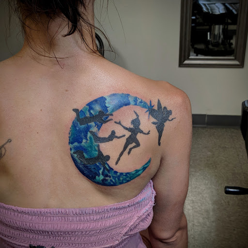 Explore phases of the moon tattoo ideas, creative tattoo ideas in North Las Vegas, available at Black Diamond Custom Tattoos