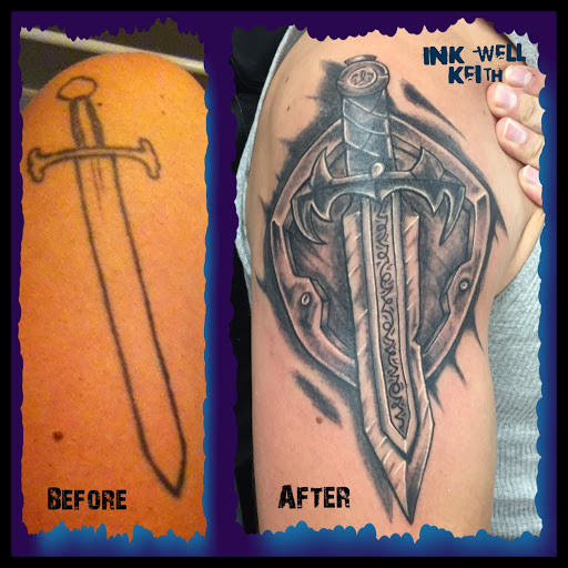 Explore fine line tattoo ideas, creative tattoo ideas in Denton, available at The Ink Well Tattoo Studio