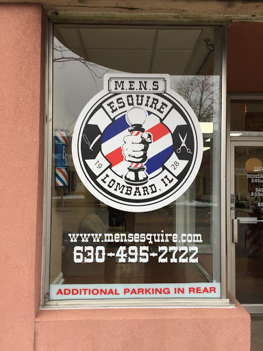 Barber Shop «Esquire M.E.N.S. Barber Shop», reviews and photos, 22 W St Charles Rd, Lombard, IL 60148, USA