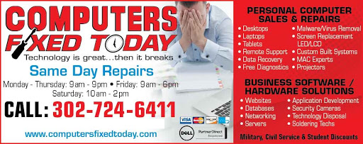 Computer Accessories Store «Computers Fixed Today», reviews and photos, 301 E Lea Blvd, Wilmington, DE 19802, USA