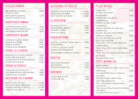 Menu du Buona Pizza à Torano Scalo