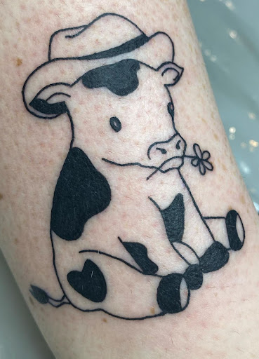 Explore french bulldog tattoo ideas, creative tattoo ideas in San Antonio, available at Wicked Ways Tattoos - Stone Oak