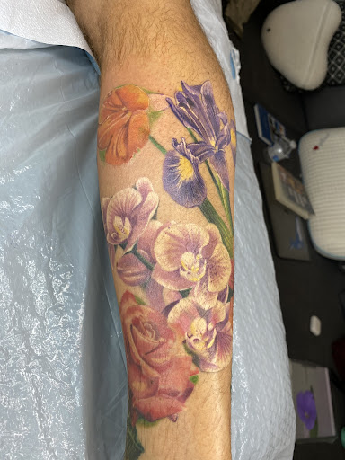 Explore flag tattoo ideas, creative tattoo ideas in San Diego, available at Inkfinite Artistry