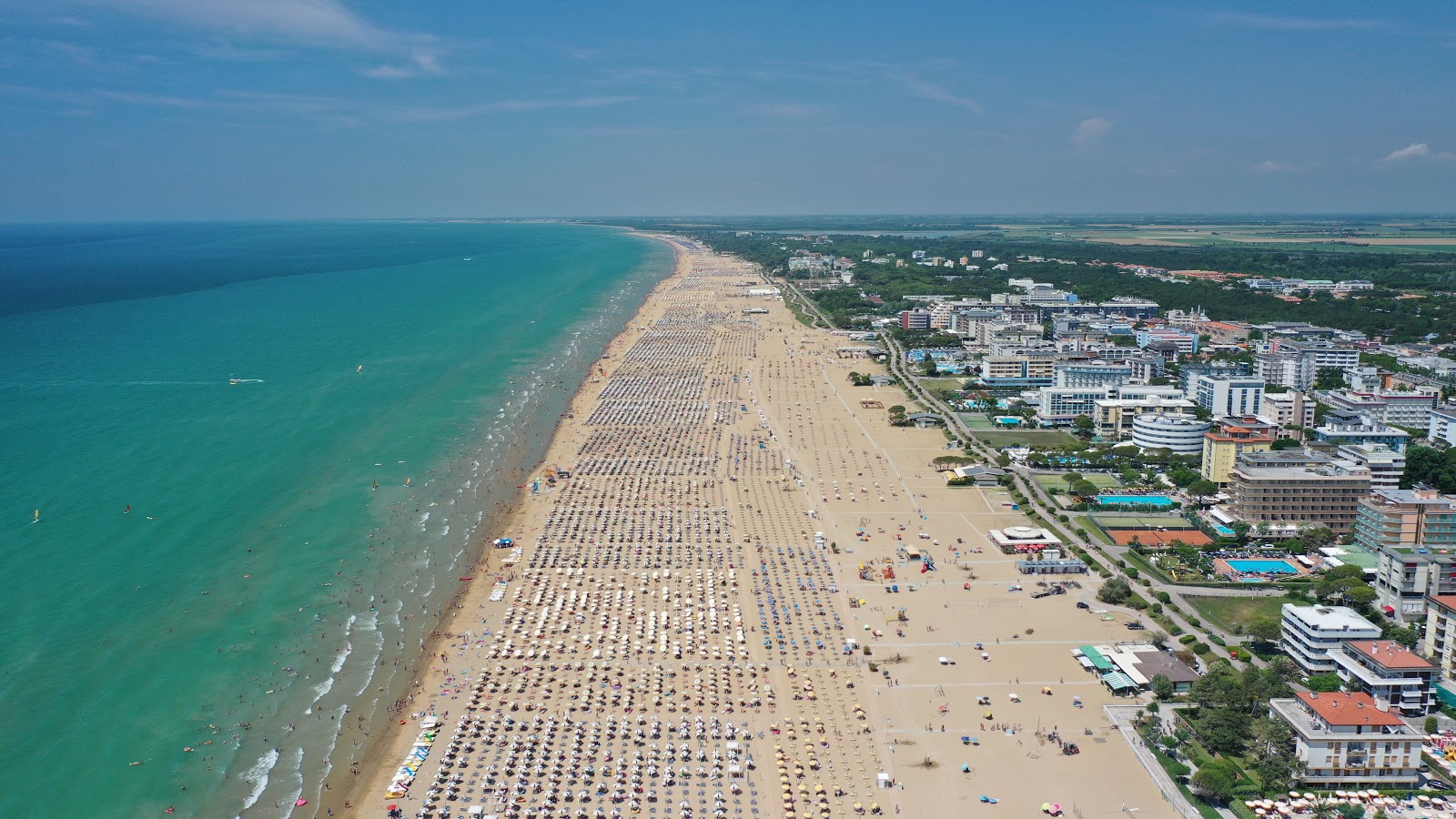 Photo of Bibione Beach with bright fine sand surface