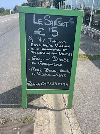 Restaurant Le Sansot à Tourrettes-sur-Loup - menu / carte