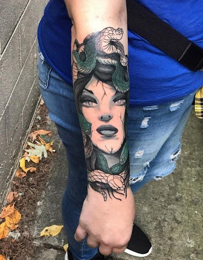 Explore inosuke tattoo ideas, creative tattoo ideas in Spokane, available at Feel Good Ink