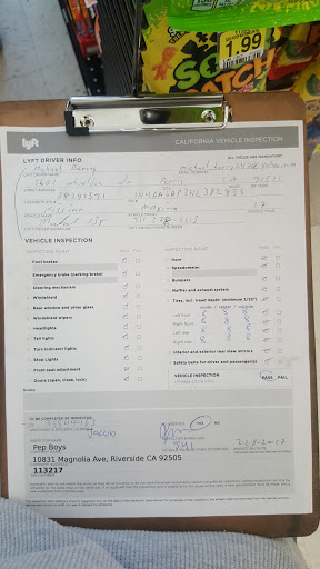 Auto Parts Store «Pep Boys Auto Parts & Service», reviews and photos, 10831 Magnolia Ave, Riverside, CA 92505, USA