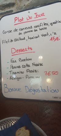 Restaurant français Les Pêcheries de Guerlédan à Saint-Aignan - menu / carte