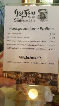 Gasthaus An der Schlossmühle à Chemnitz menu