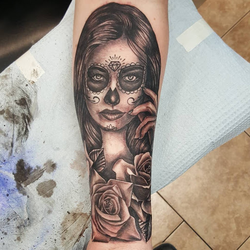 Explore oogie boogie tattoo ideas, creative tattoo ideas in Pittsburg, available at Delta Art & Tattoo