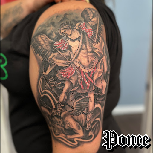 Explore mens tattoo sleeve ideas, creative tattoo ideas in Houston, available at Space City INK