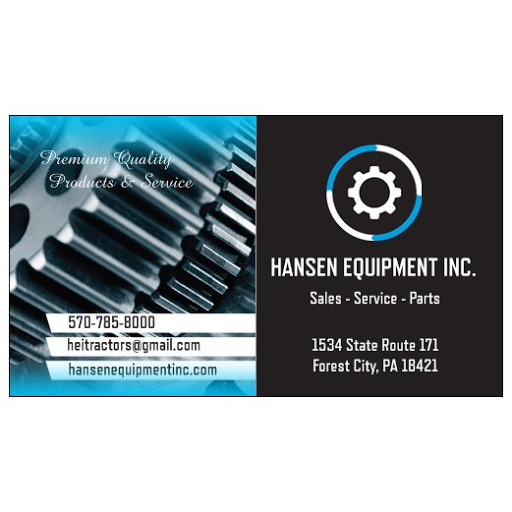 Tractor Dealer «Hansen Equipment Inc.», reviews and photos, 1534 PA-171, Clifford, PA 18421, USA