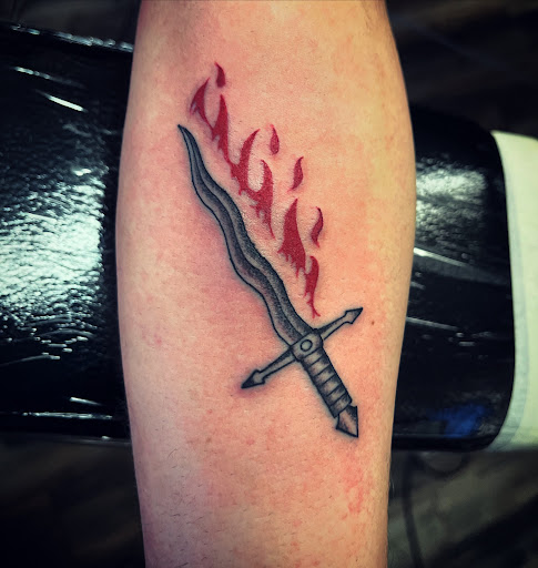 Explore skull hand tattoo ideas, creative tattoo ideas in Madera, available at Sea Wolf Tattoo