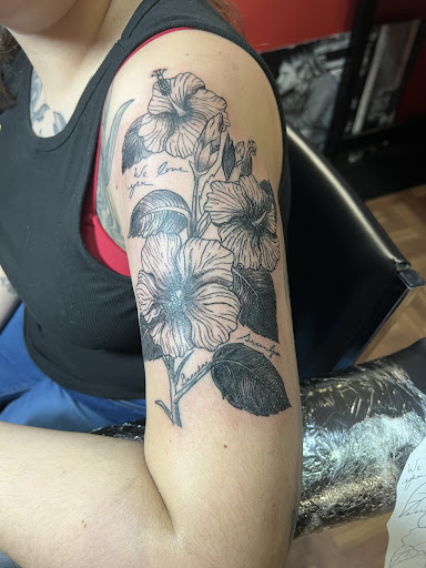 Explore small jeep tattoo ideas, creative tattoo ideas in Barberton, available at Magic City Tattoo Company
