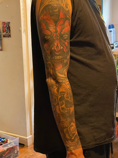 Explore kokushibo tattoo ideas, creative tattoo ideas in Fairfield, available at Ink Gallery Tattoo Studio