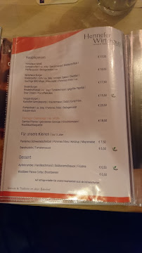 Hennefer Wirtshaus à Hennef menu
