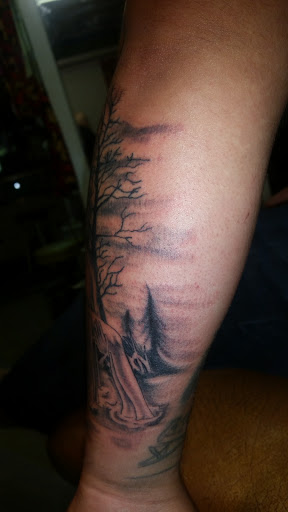 Explore tattoo ideas with initials, creative tattoo ideas in Odessa, available at Little Dragon Tattoos Studio