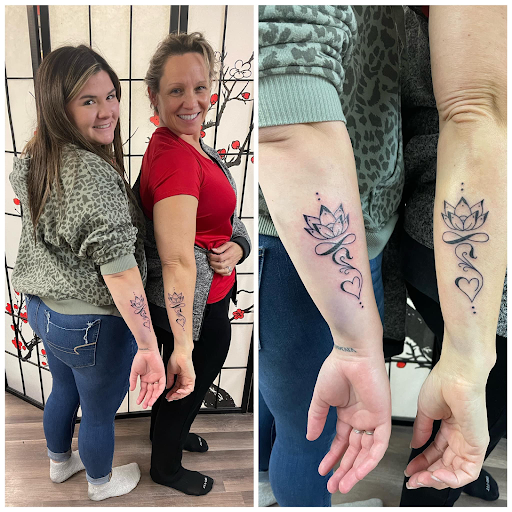 Explore small tattoo ideas behind the ear, creative tattoo ideas in Saint Albans, available at ReINKcarnated Tattoo