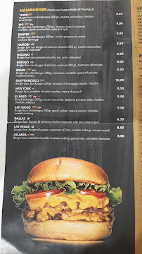 Menu du hambe à Maranello