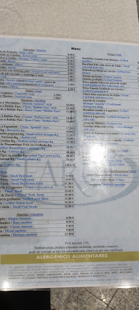 Restaurante Farol de Cacilhas à Almada menu