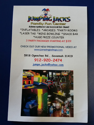 Amusement Center «Jumping Jacks Family Fun Center», reviews and photos, 5918 Ogeechee Rd, Savannah, GA 31419, USA