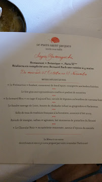 Le Puits Saint-Jacques à Pujaudran menu