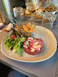 Steak tartare du Restaurant français Restaurant Le Petit Port à Fareins - n°8