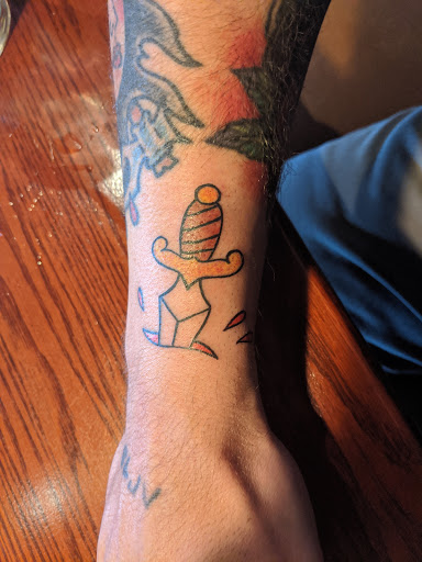 Explore grandpa tattoos ideas, creative tattoo ideas in Mansfield, available at 42 Tattoo