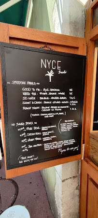 Restaurant Nyce Bowls à Annecy (la carte)