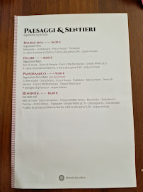 Carte du Rosinita - Experience Local Food à Olbia