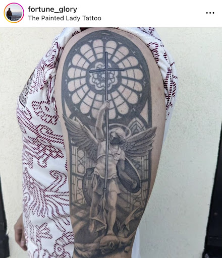 Explore mexican tattoo ideas for men, creative tattoo ideas in Tucson, available at The Painted Lady Tattoo