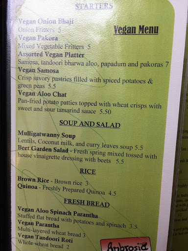 Ambrosia India Bistro - Scotts Valley image