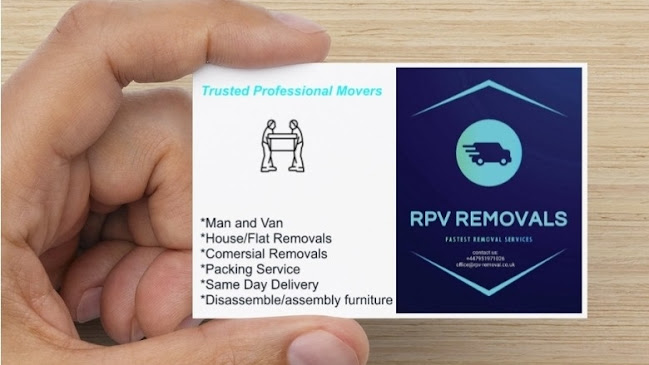RPV REMOVALS London- Removals and Storage