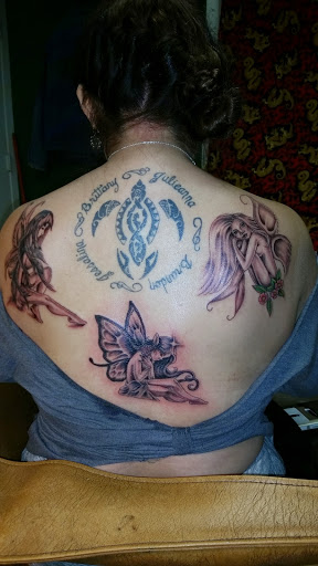 Explore tattoo ideas for womens shoulder, creative tattoo ideas in Odessa, available at Little Dragon Tattoos Studio