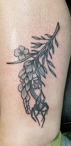 Explore beach tattoo ideas for womens, creative tattoo ideas in Covington, available at Cupid Slave Tattoo Company