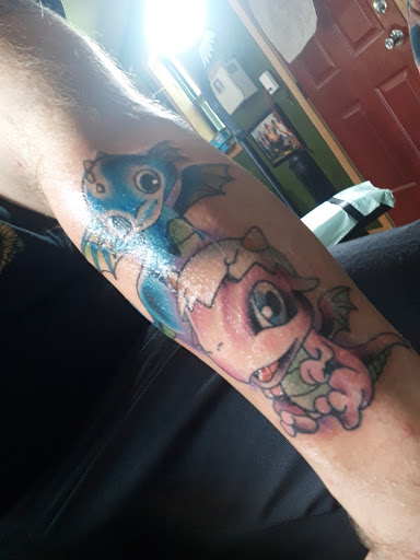 Explore pelican tattoo ideas, creative tattoo ideas in Lake Villa, available at Eternal Tiger Tattoo