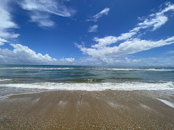 Foto von Thirumullaivasal Beach mit lange, gerade küste