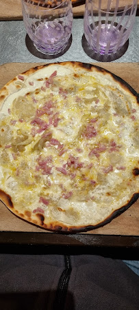 Tarte flambée du D'Brendelstub - Restaurant Riquewihr, Alsace [JL BRENDEL] - n°12