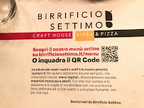 Menu / carte de Birrificio Settimo à Carnago
