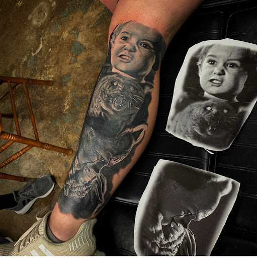 Explore tattoo ideas for nieces and nephews, creative tattoo ideas in Miami Beach, available at Salvation Tattoo Lounge