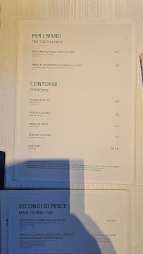 Menu / carte de Ristorante Gino à Arenzano