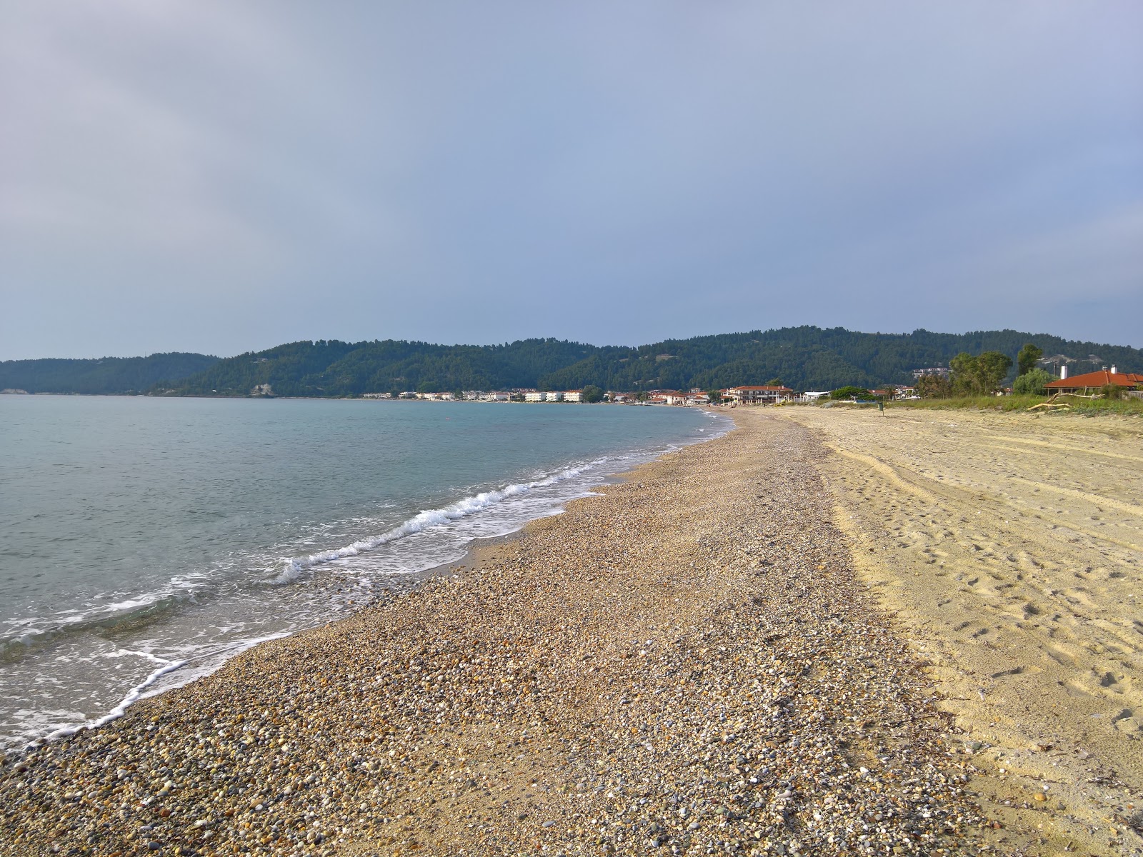 Foto di Skala Fourkas area del resort sulla spiaggia