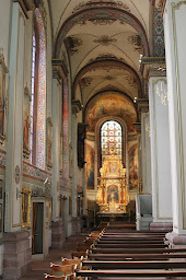 Photo n°7 de Basilique Notre-Dame de Thierenbach Tres bel édifice de style baroque très bien entretenu à Jungholtz ()