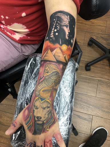 Explore dog tags tattoo ideas, creative tattoo ideas in Wahiawa, available at American Made Tattoo