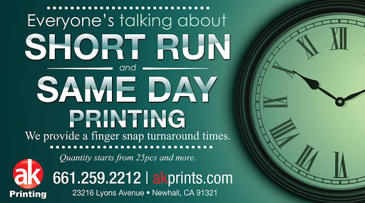 Print Shop «A K Printing & Design», reviews and photos, 23216 Lyons Ave, Newhall, CA 91321, USA